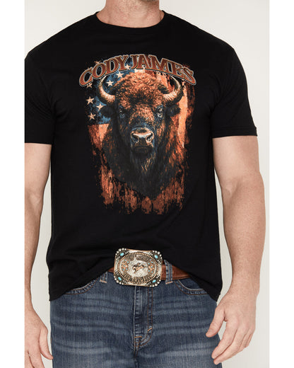 Men's Americana Bull Short Sleeve Graphic T-Shirt | Cody James Clothing