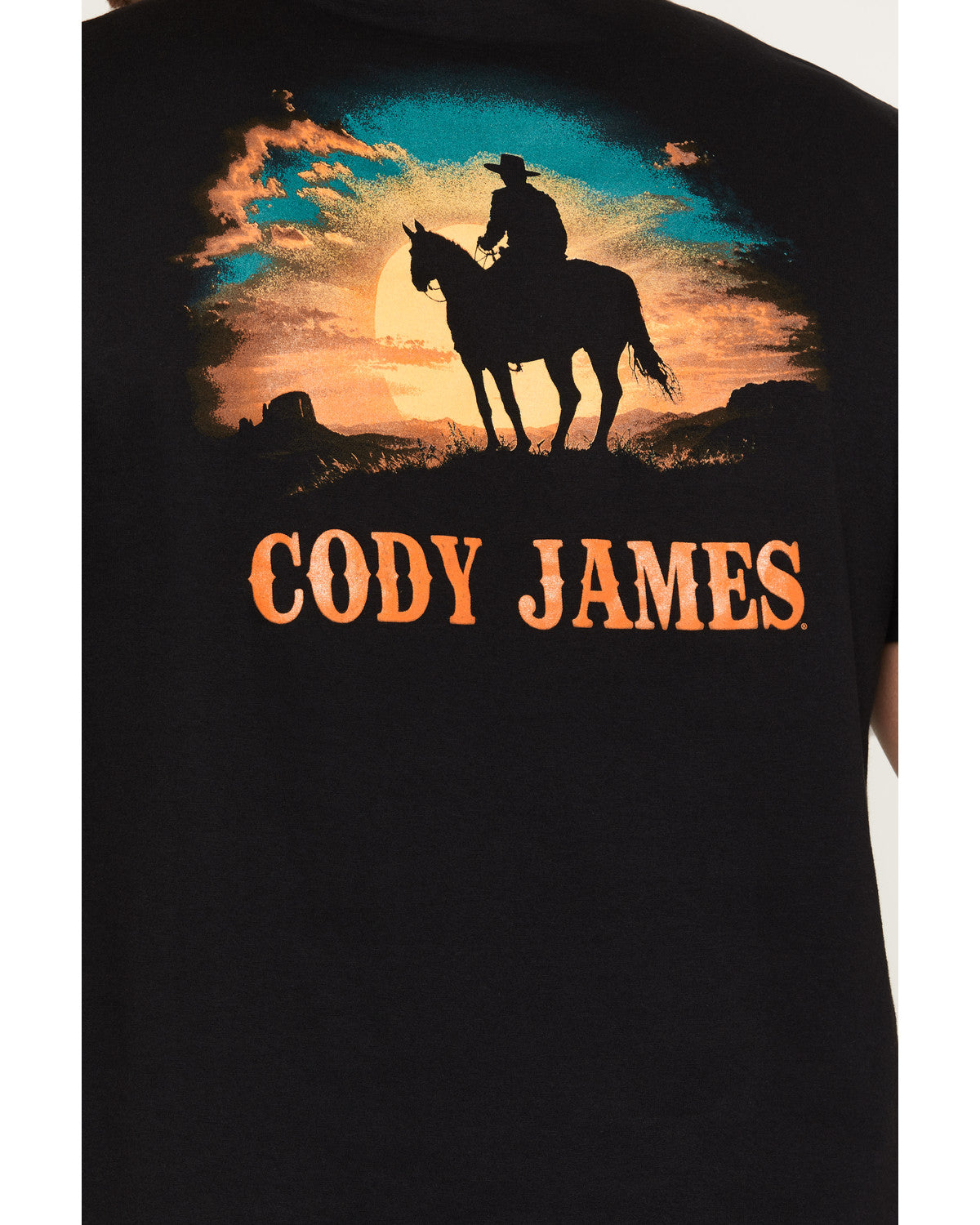 Men's Sunset Rider Short Sleeve Graphic T-Shirt | Cody James Clothing