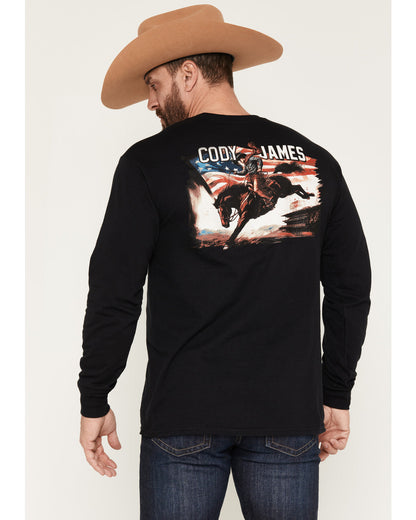 Men's American Legend Long Sleeve Graphic T-Shirt | Cody James Clothing