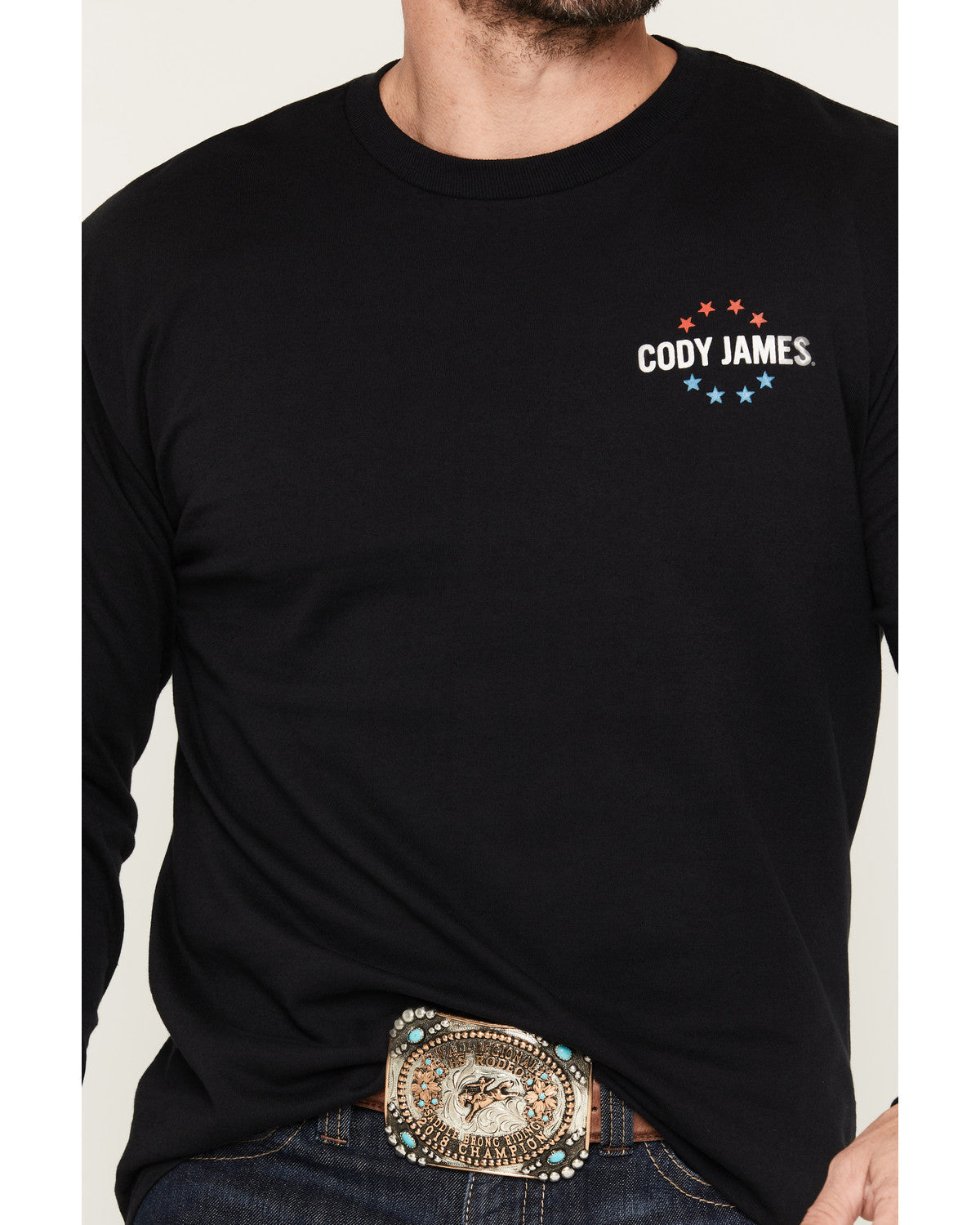 Men's American Legend Long Sleeve Graphic T-Shirt | Cody James Clothing
