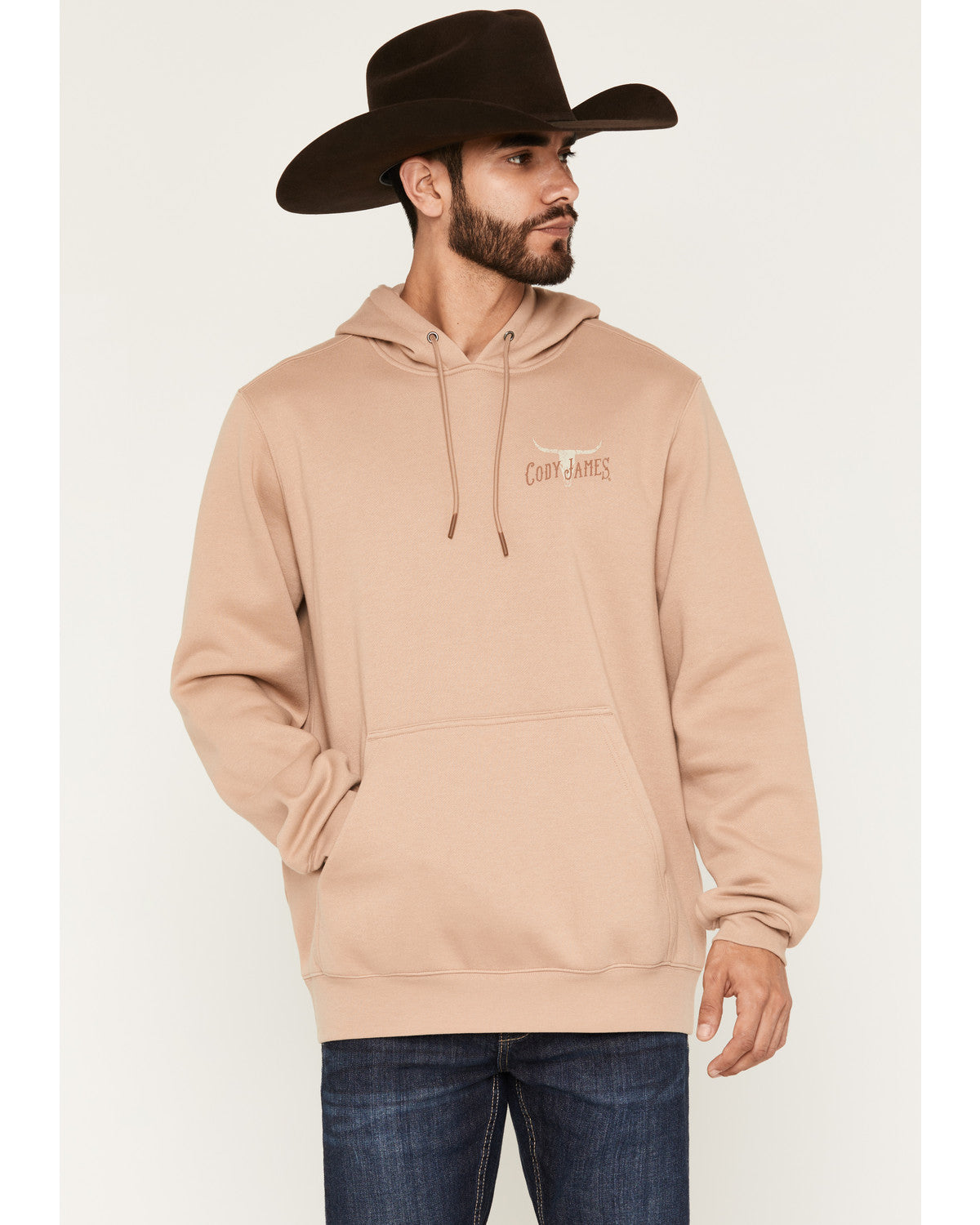 Men's Longhorn Graphic Hooded Sweatshirt | Cody James Clothing