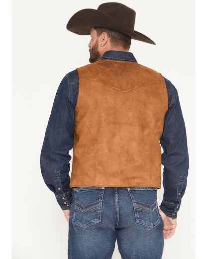 Men's Howard Faux Suede Button-Down Vest | Cody James Clothing