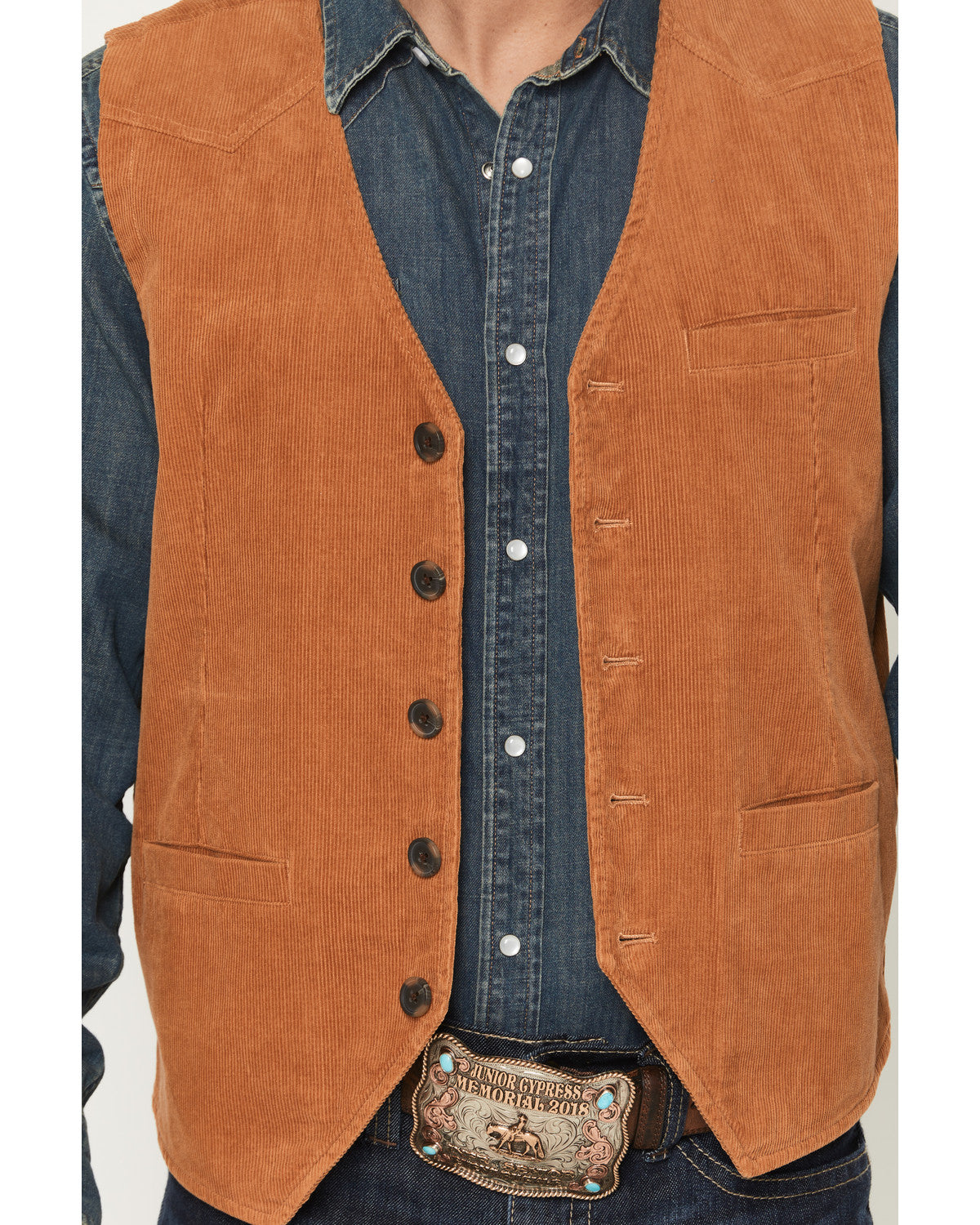 Men's William Corduroy Button-Down Vest | Cody James Clothing|Boys|Sale