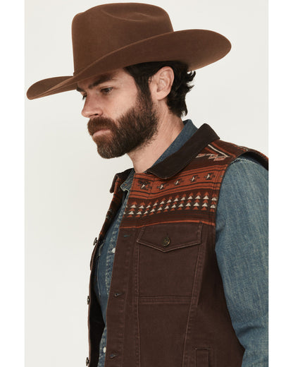Men's Iroquois Southwestern Trucker Vest | Cody James Clothing|Sale