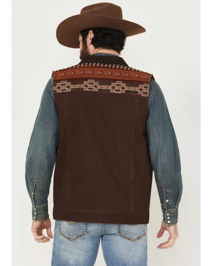 Men's Iroquois Southwestern Trucker Vest | Cody James Clothing|Sale