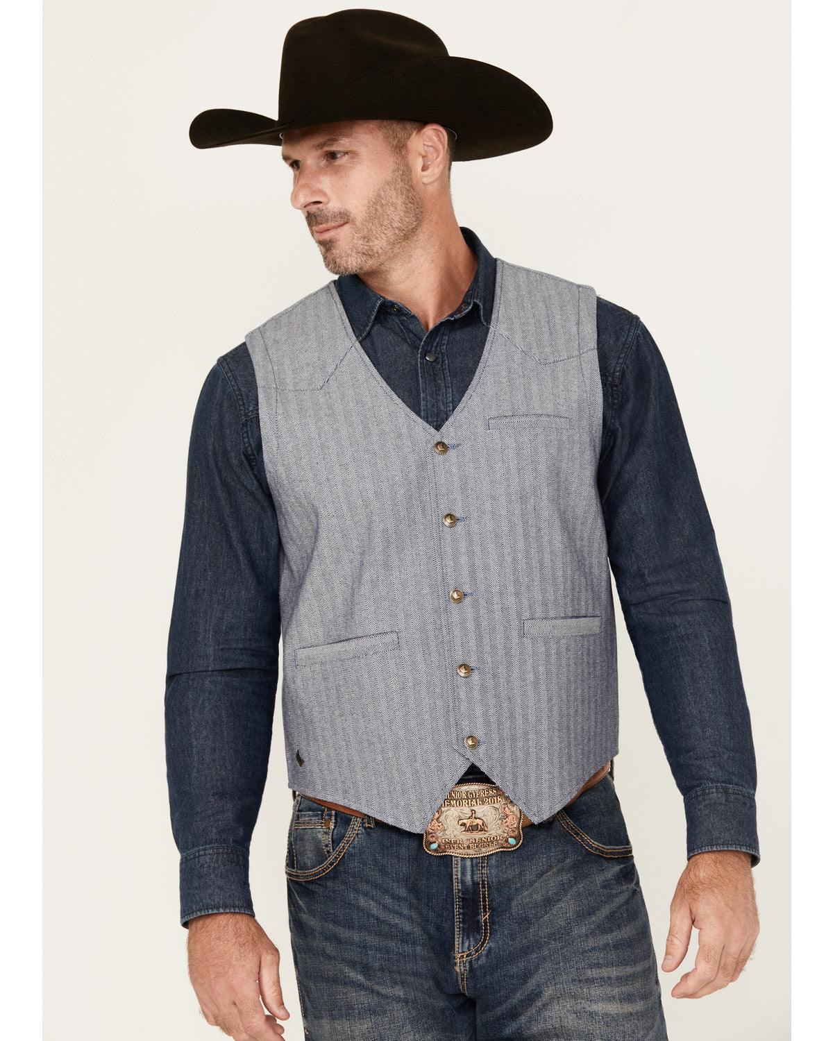 Men's St Louis Herringbone Vest | Cody James Clothing|Sale