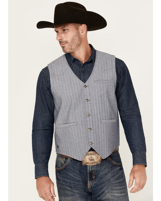 Men's St Louis Herringbone Vest | Cody James Clothing|Sale