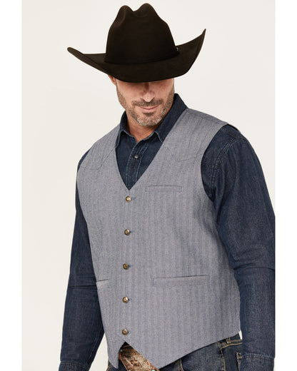 Men's St Louis Herringbone Vest | Cody James Clothing|Sale