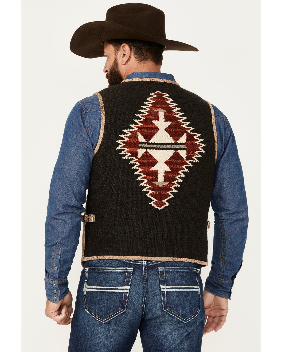 Men's White Buffalo Suede Vest | Cody James Clothing|Sale