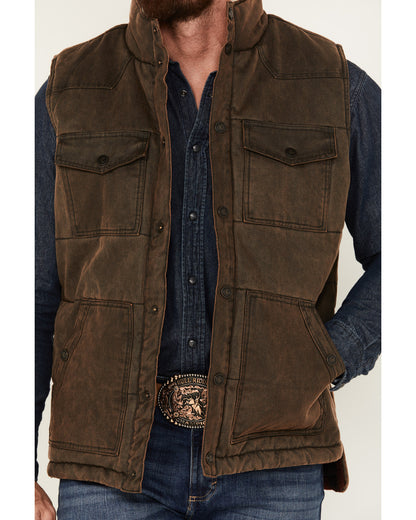 Men's Oil Slick Snap Vest | Cody James Clothing