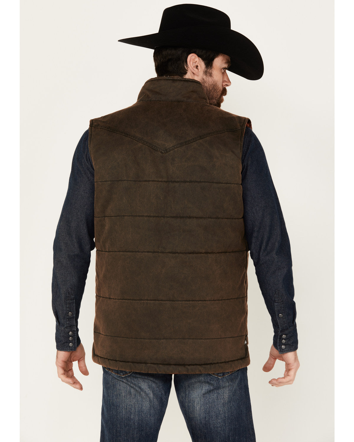 Men's Oil Slick Snap Vest | Cody James Clothing