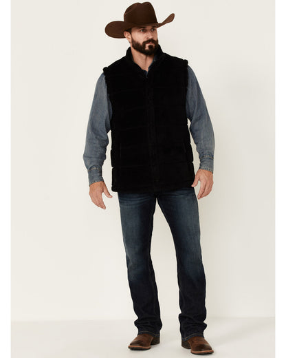 Men's Mesa Quilted Snap-Front Sherpa Vest | Cody James Clothing|Sale