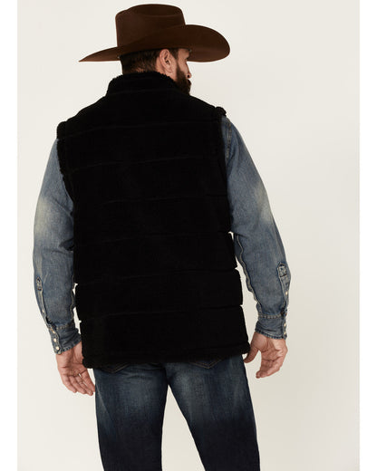 Men's Mesa Quilted Snap-Front Sherpa Vest | Cody James Clothing|Sale