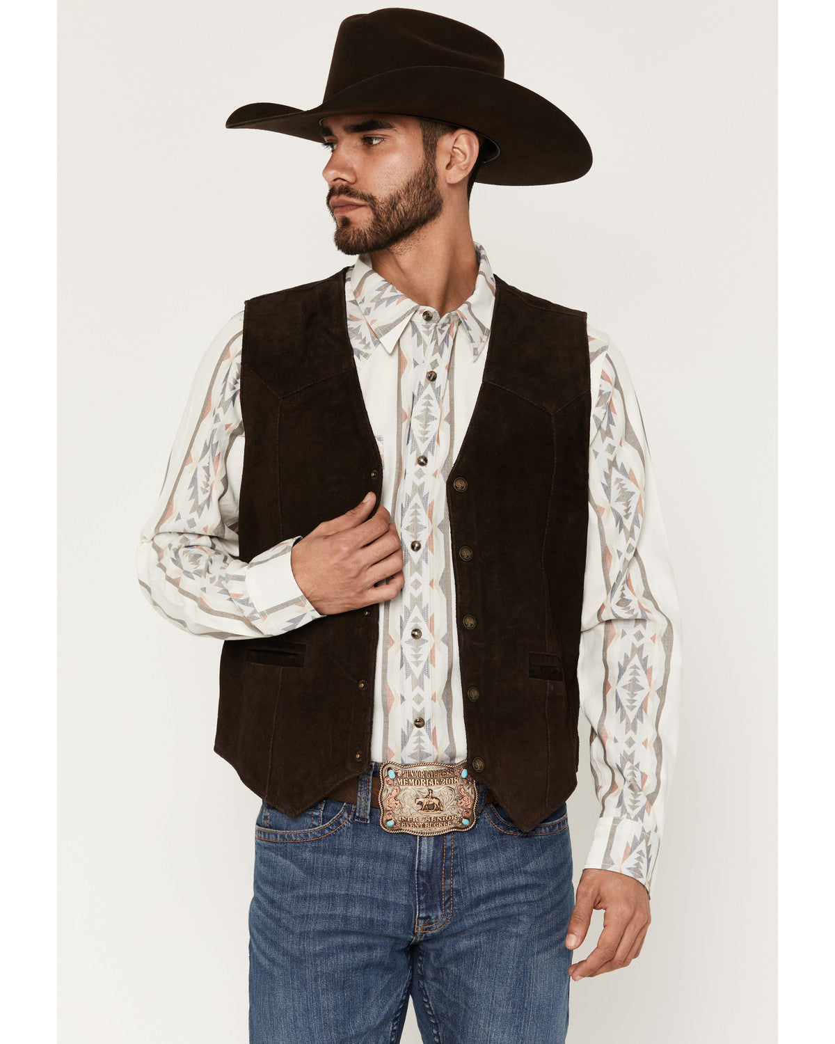 Men's Angus Suede Vest | Cody James Clothing