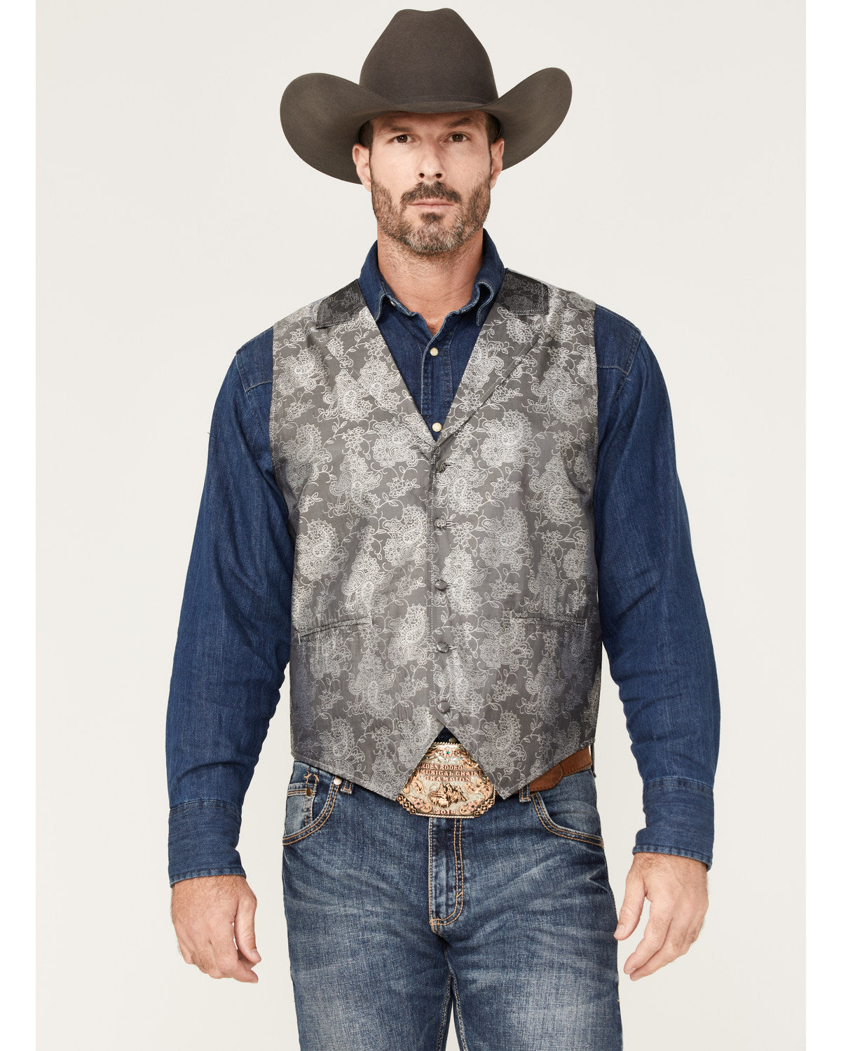 Men's Regal Paisley Print Vest | Cody James Clothing|Sale