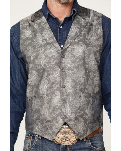 Men's Regal Paisley Print Vest | Cody James Clothing|Sale