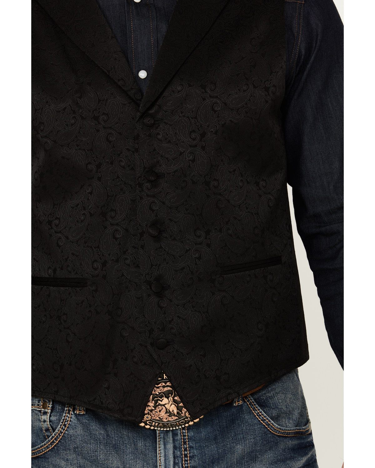 Men's Nashville Paisley Print Vest | Cody James Clothing