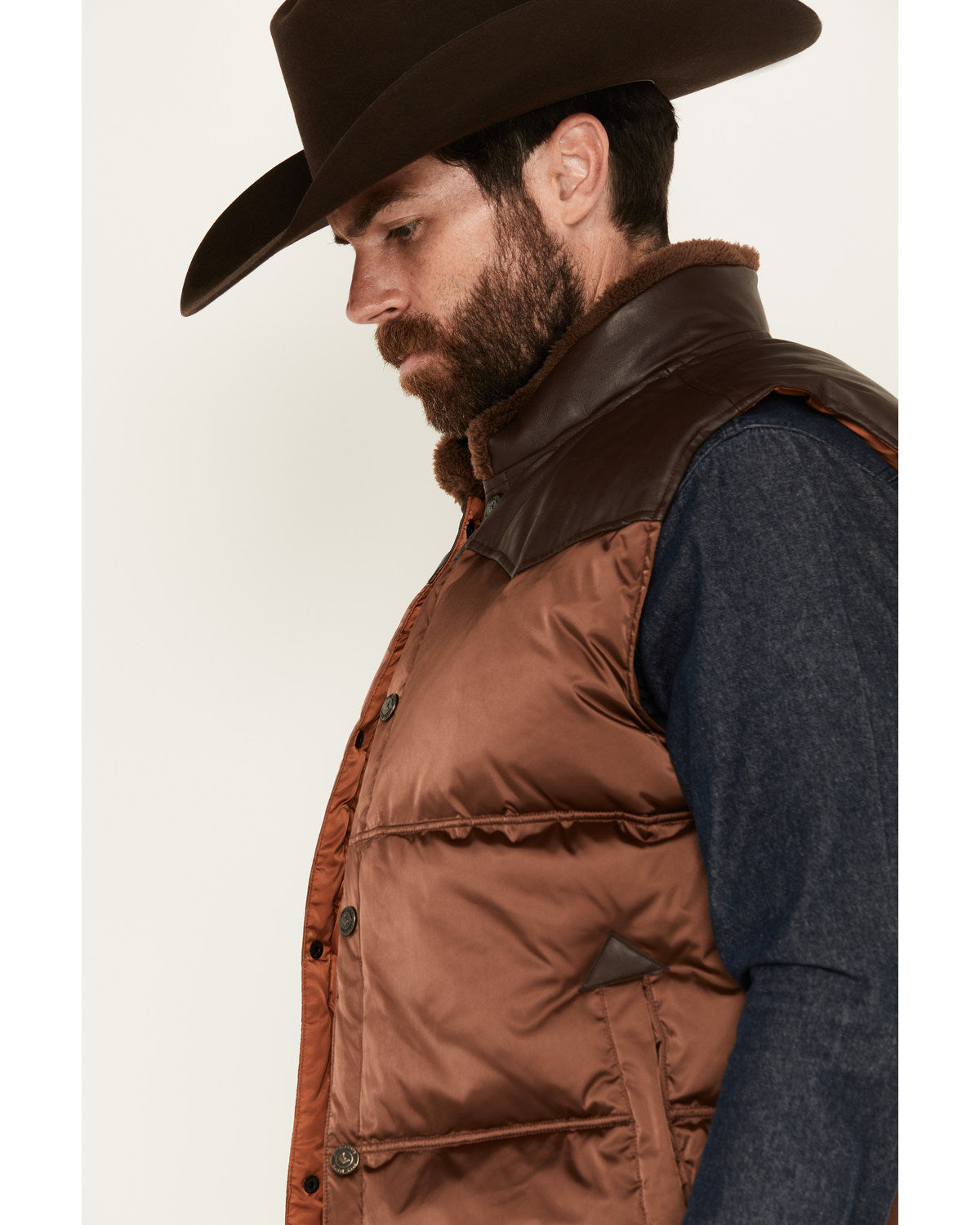 Men's Retro Snap Vest | Cody James Clothing|Sale