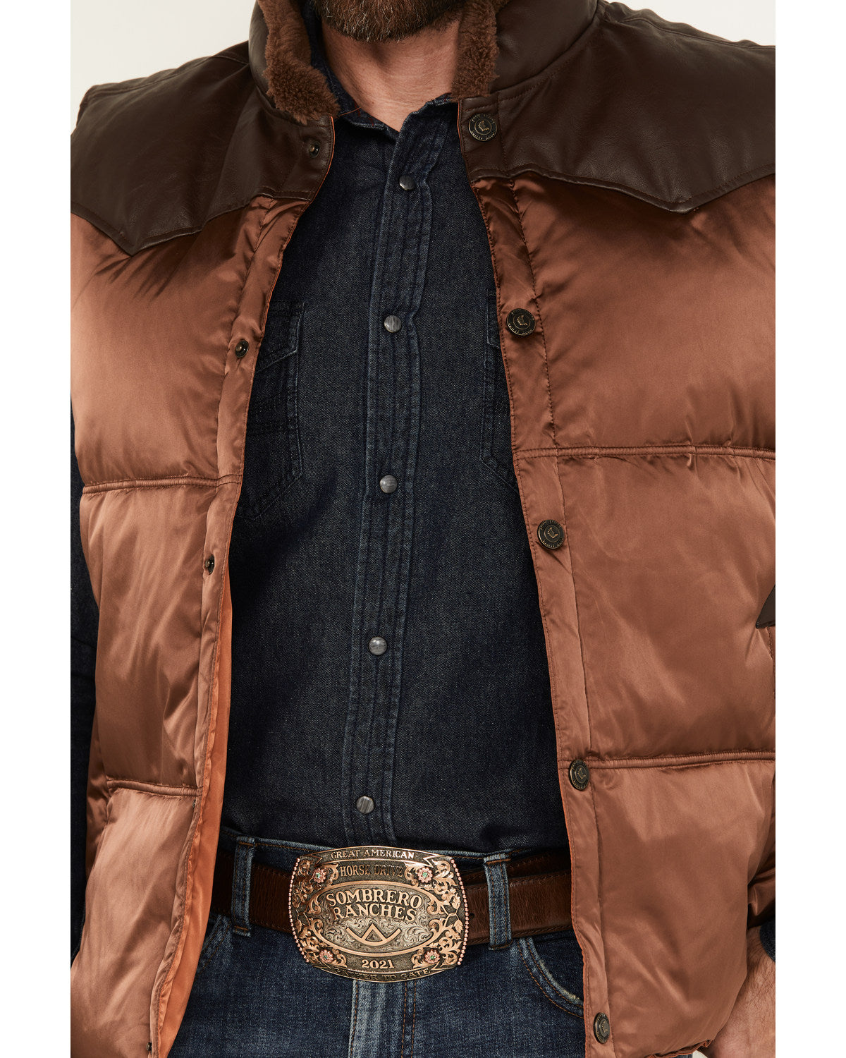 Men's Retro Snap Vest | Cody James Clothing|Sale