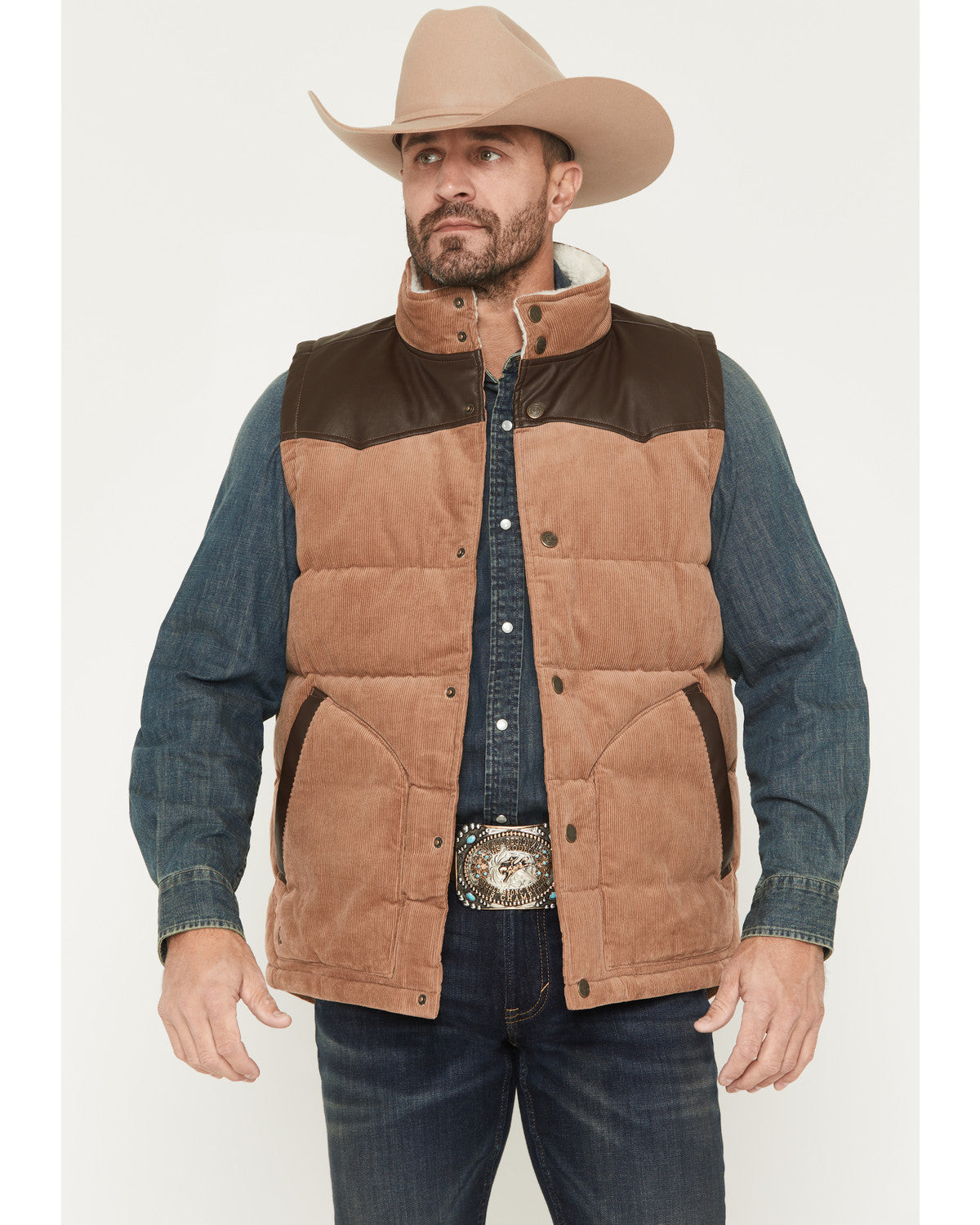 Men's Lonoke Corduroy Puffer Vest - Tall | Cody James Clothing