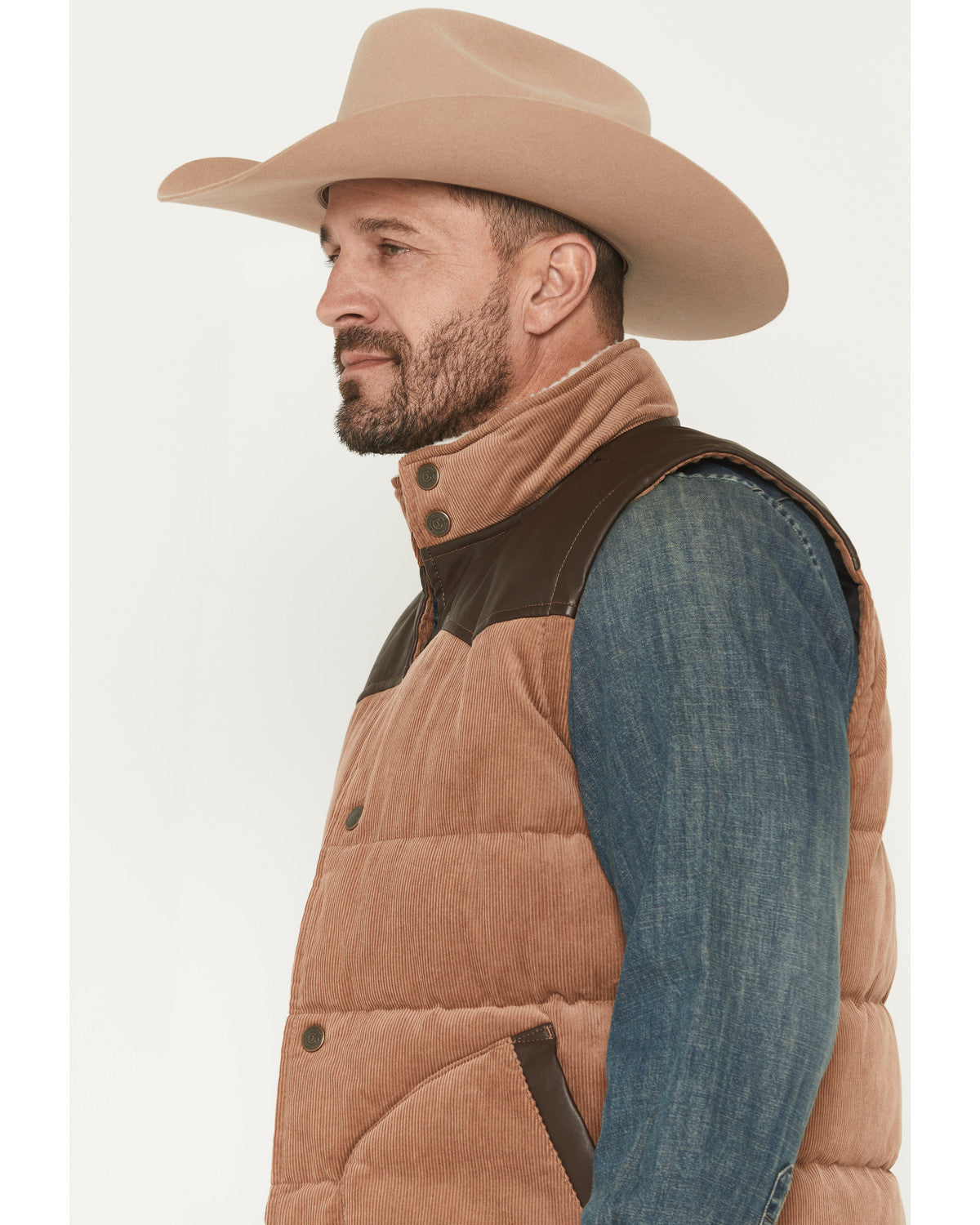 Men's Lonoke Corduroy Puffer Vest - Tall | Cody James Clothing