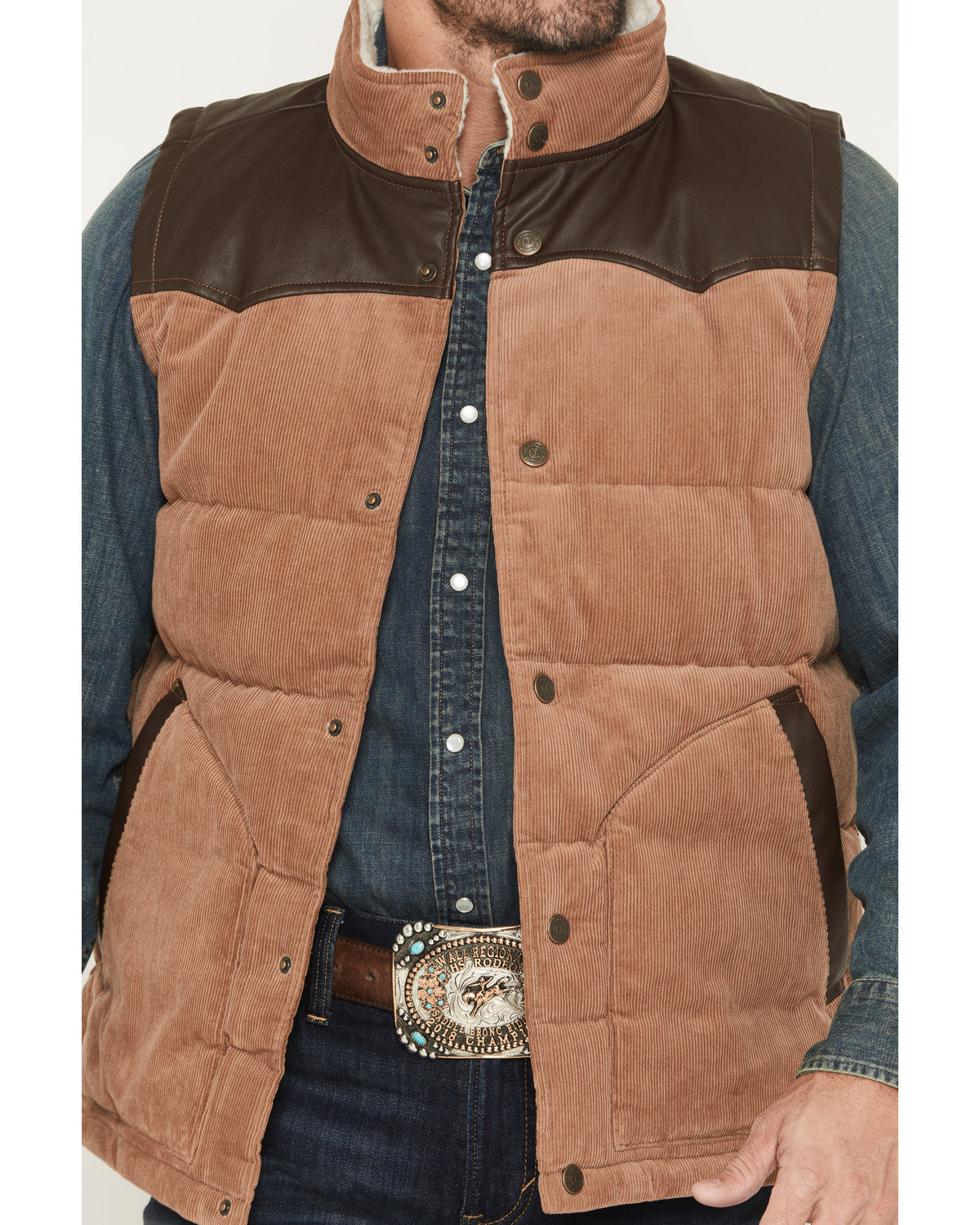 Men's Lonoke Corduroy Puffer Vest - Tall | Cody James Clothing