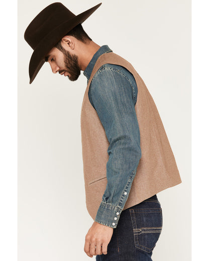Men's Chambray Button-Down Vest | Cody James Clothing