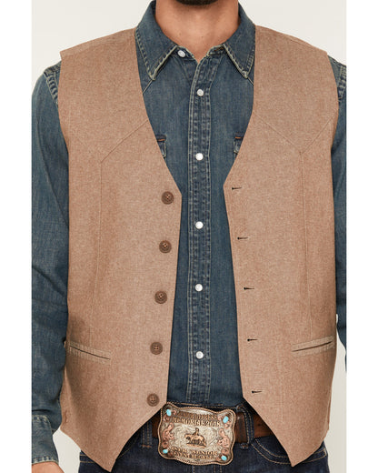Men's Chambray Button-Down Vest | Cody James Clothing