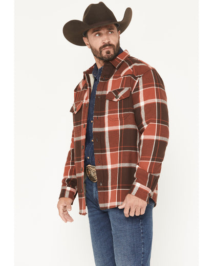 Men's Baxter Sherpa Lined Plaid Print Flannel Shirt Jacket | Cody James Clothing|Sale