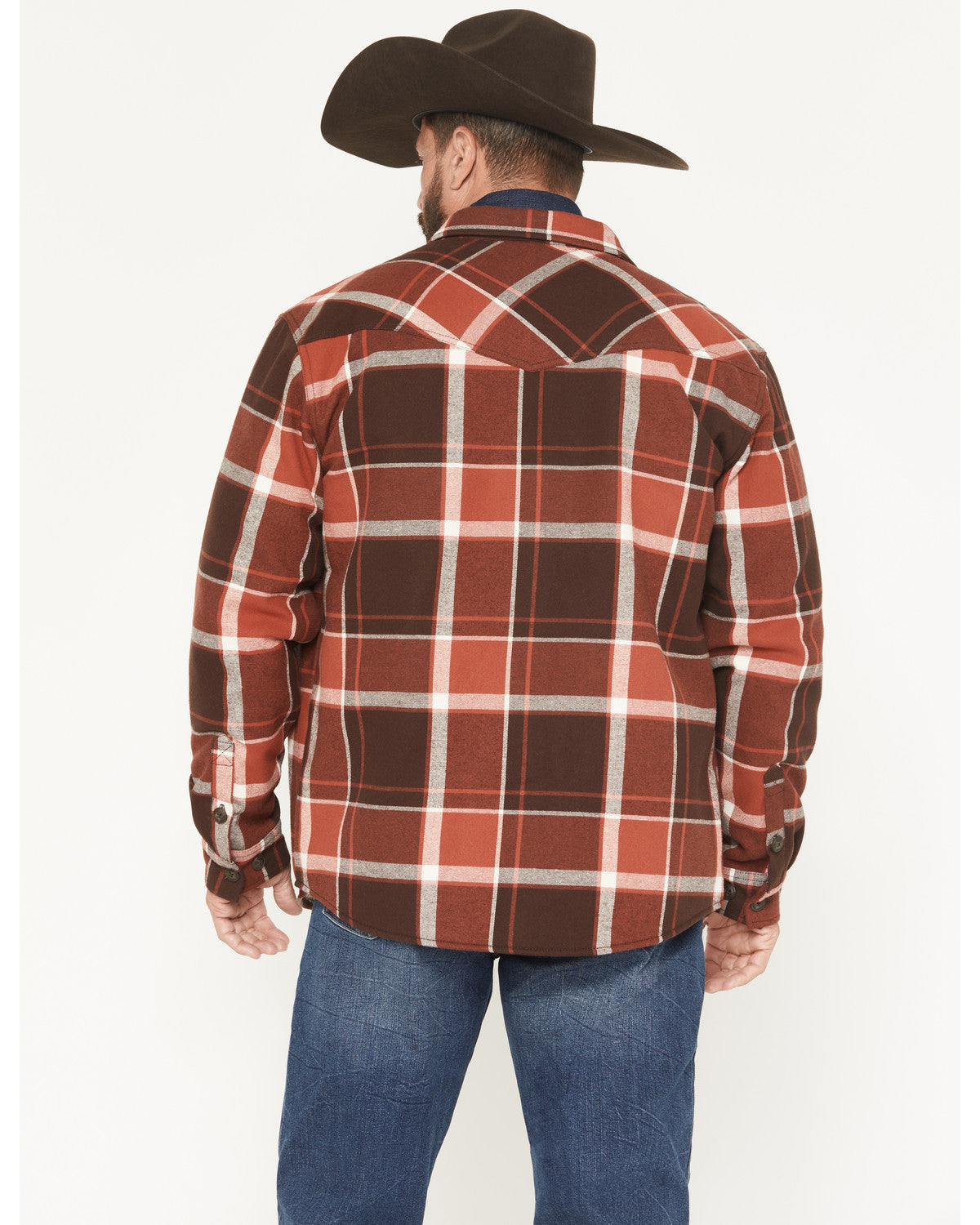Men's Baxter Sherpa Lined Plaid Print Flannel Shirt Jacket | Cody James Clothing|Sale