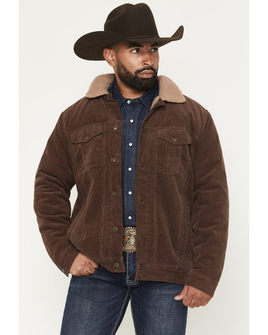 Men's Ozark Corduroy Sherpa Lined Heavyweight Trucker Jacke | Cody James Clothing