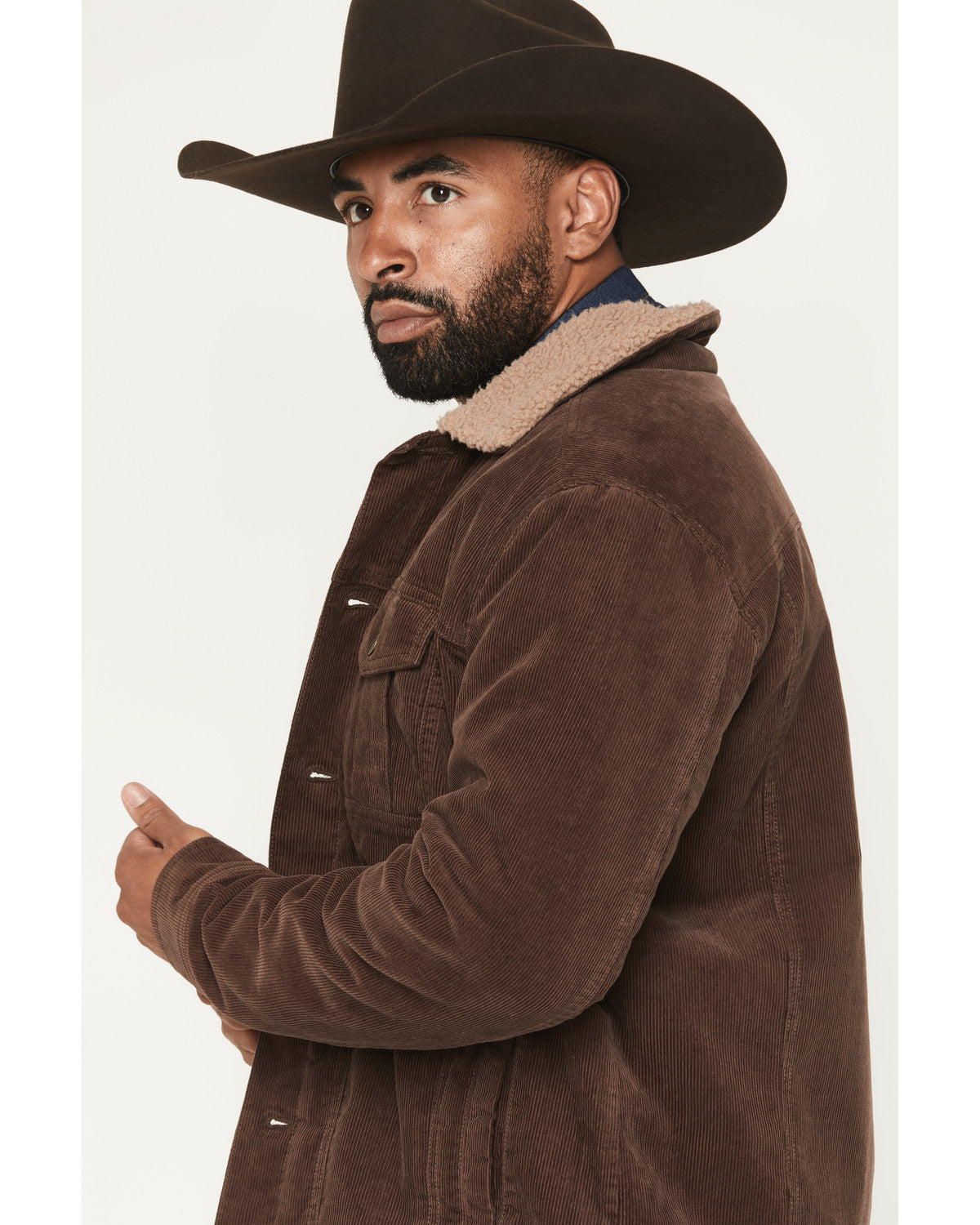 Men's Ozark Corduroy Sherpa Lined Heavyweight Trucker Jacke | Cody James Clothing