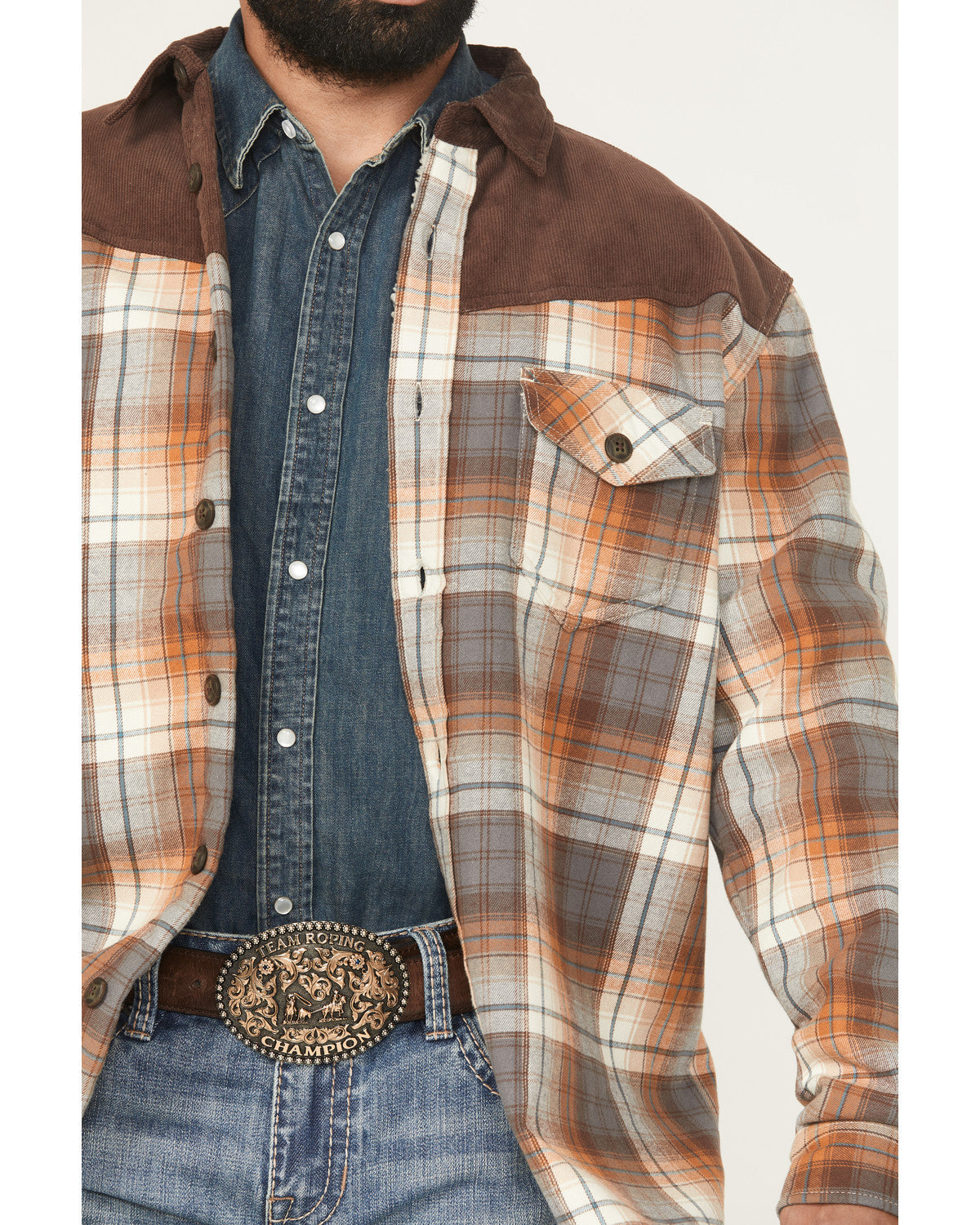 Men's Plaid Print Flannel Sherpa Lined Shirt Jacket | Cody James Clothing|Sale