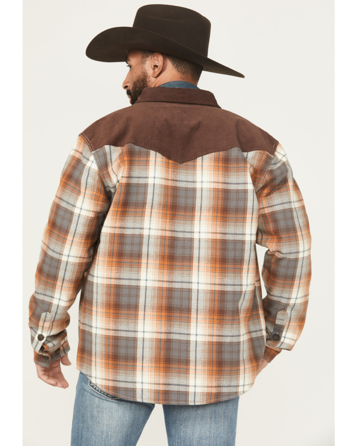 Men's Plaid Print Flannel Sherpa Lined Shirt Jacket | Cody James Clothing|Sale