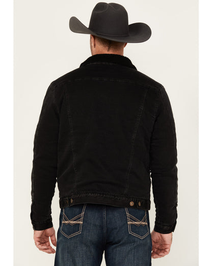 Men's Outlaw Sherpa Lined Denim Trucker Jacket | Cody James Clothing