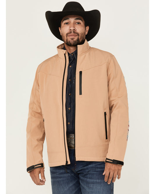 Men's Southwestern Embroidered Logo Softshell Jacket | Cody James Clothing|Sale