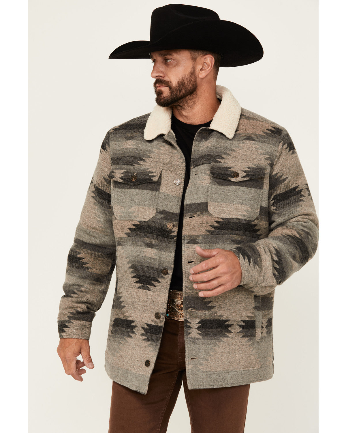 Men's Whiskey Southwestern Print Jacket | Cody James Clothing|Sale