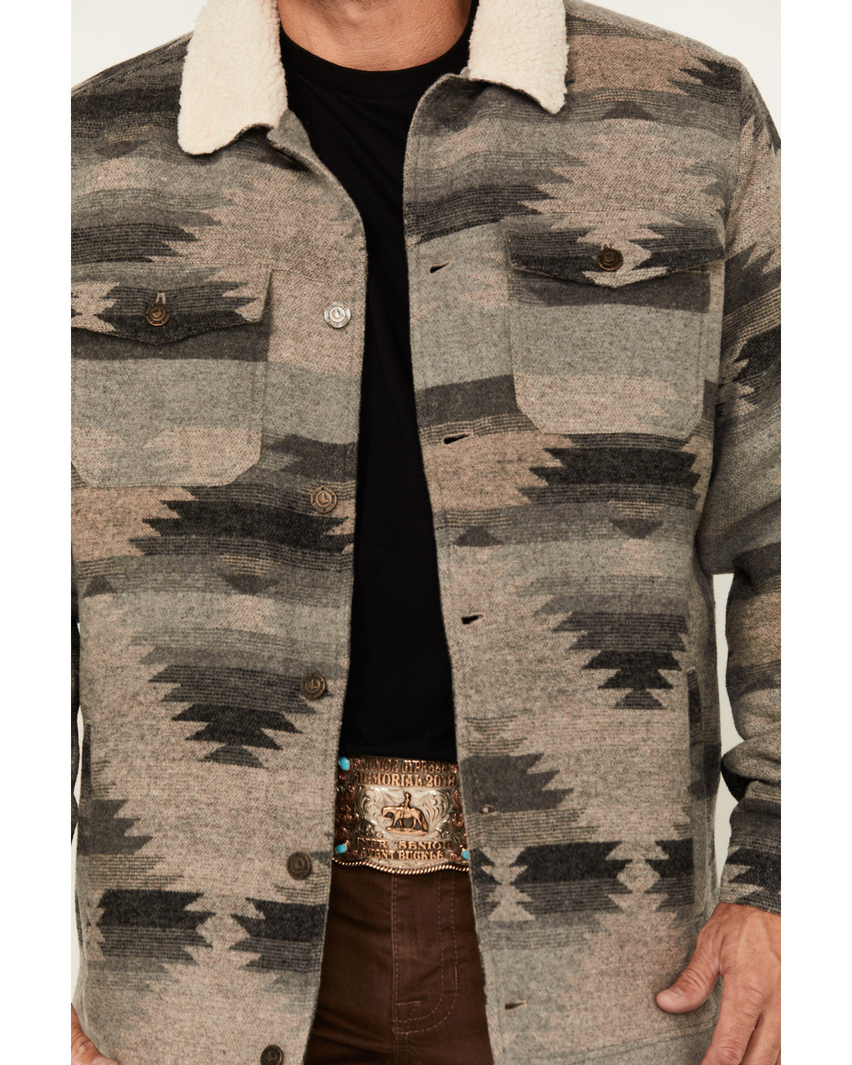 Men's Whiskey Southwestern Print Jacket | Cody James Clothing|Sale