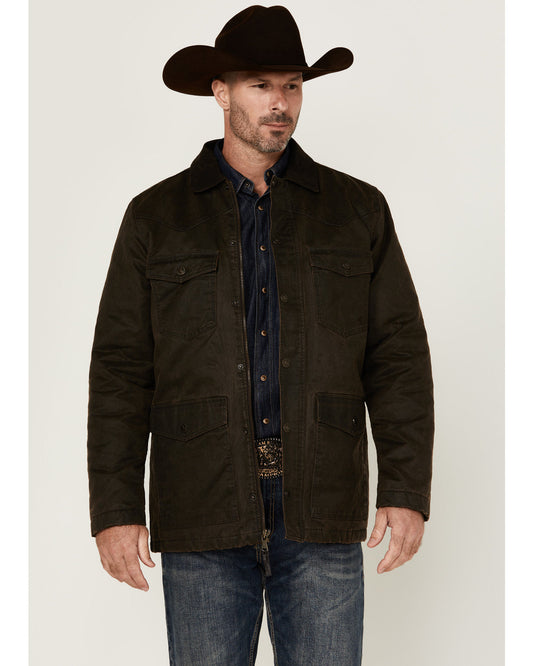 Men's Road Dust Washed Oil Skin Long Jacket | Cody James Clothing|Boys