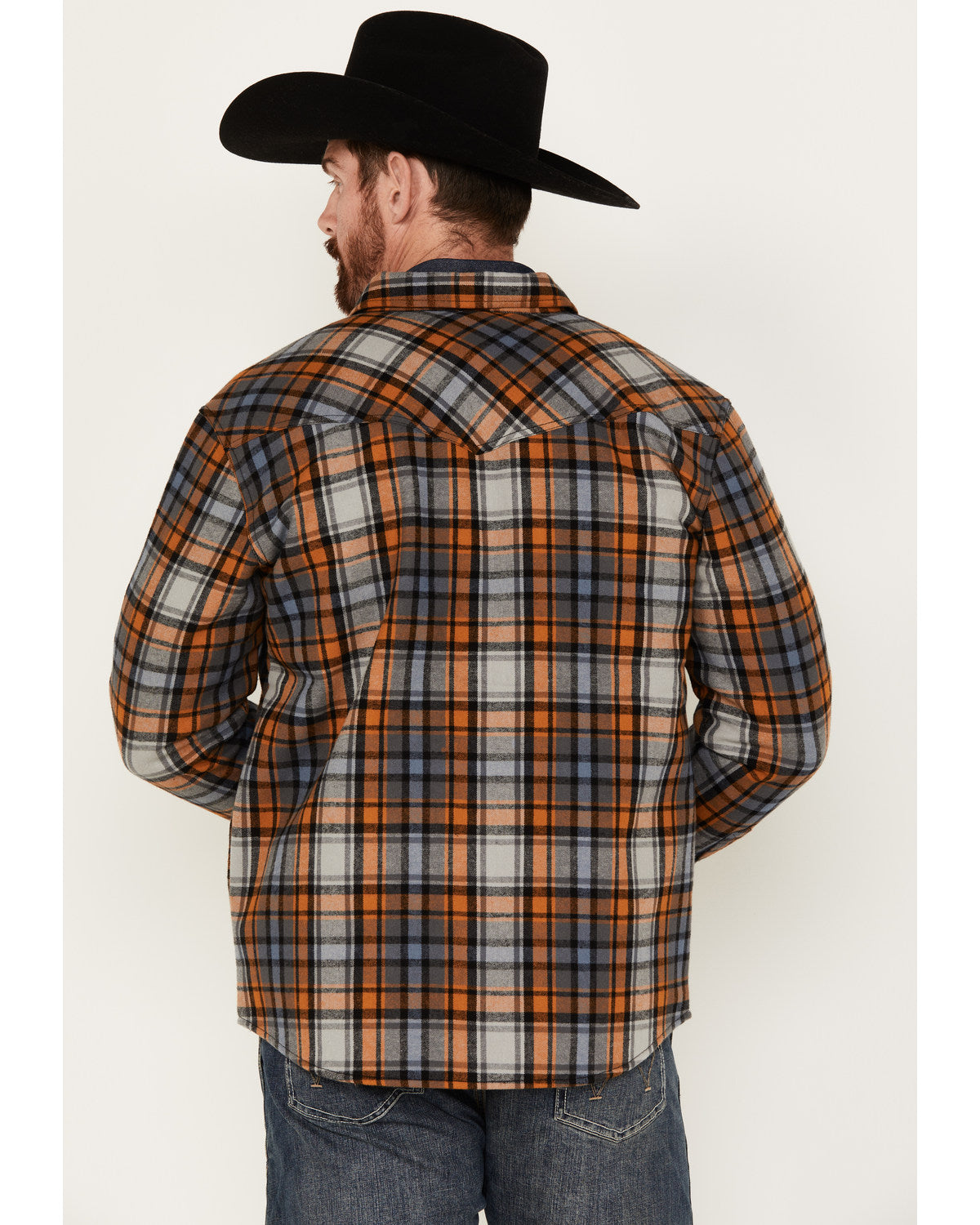 Men's Plaid Long Sleeve Button-Down Shirt Jacket | Cody James Clothing|Sale