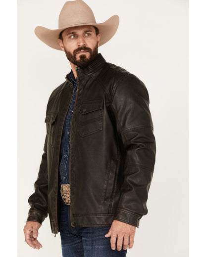 Men's Houston Distressed Moto Jacket - Big & Tall | Cody James Clothing