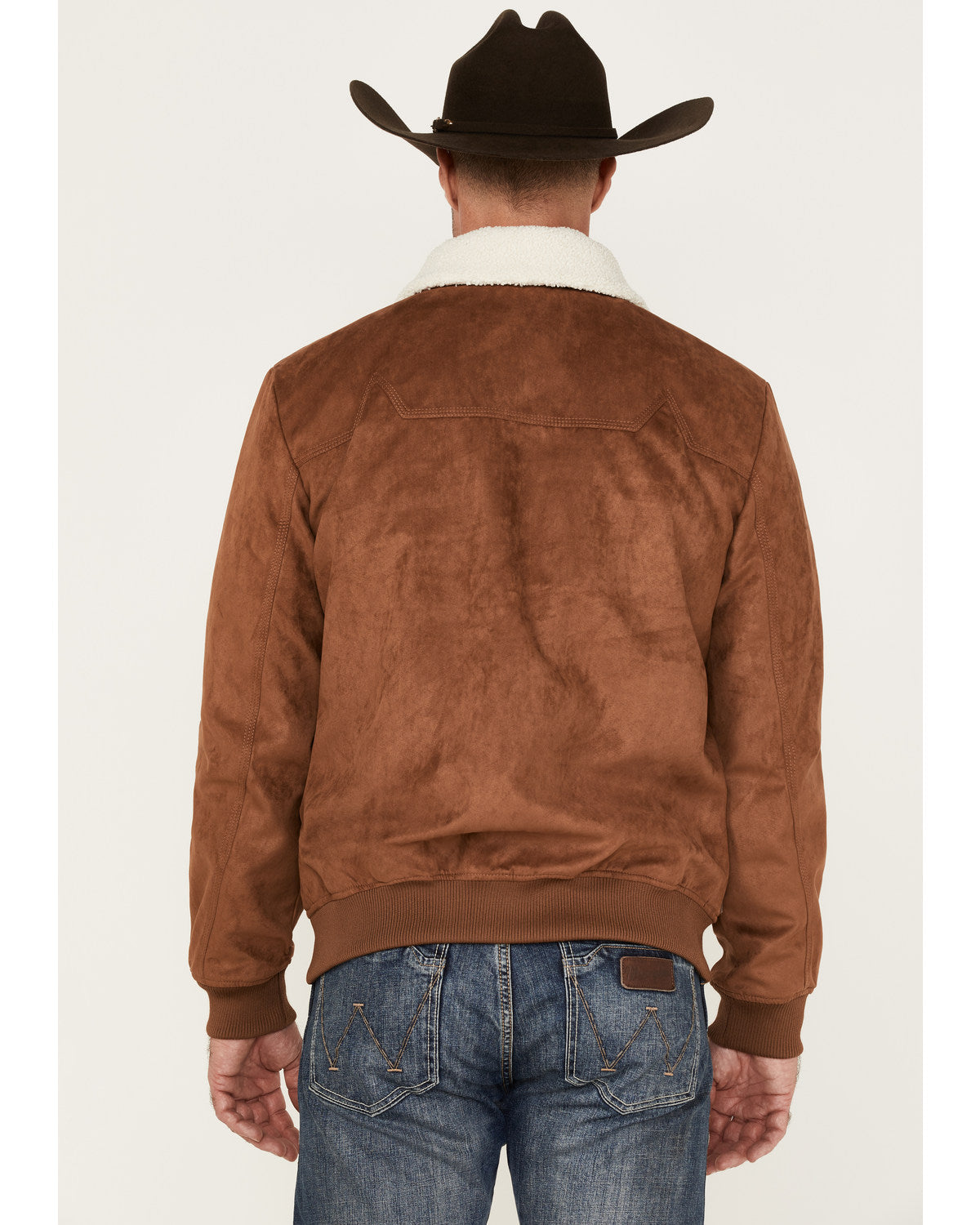 Men's Edward Faux Suede Sherpa Collar Bomber Jacket | Cody James Clothing|Sale