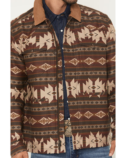 Men's FR Buck Southwestern Print Barn Coat | Cody James Clothing|Sale