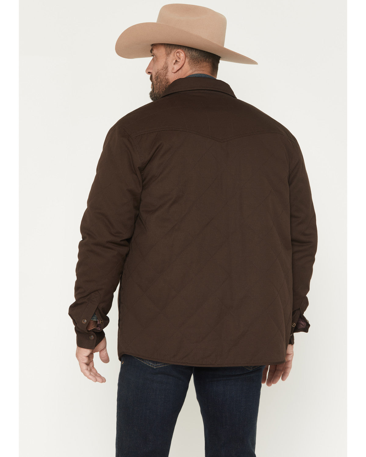 Men's Boone Quilted Flannel Lined Snap Shirt Jacket | Cody James Clothing|Sale