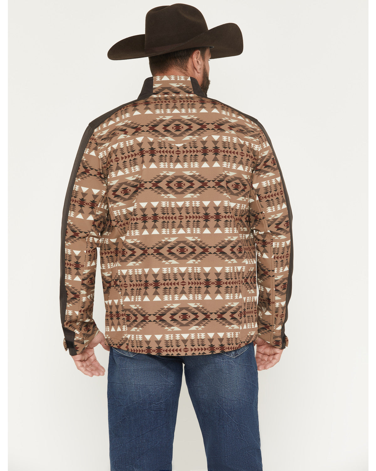Men's Calhoun Southwestern Print Textured Softshell Jacket | Cody James Clothing|Sale