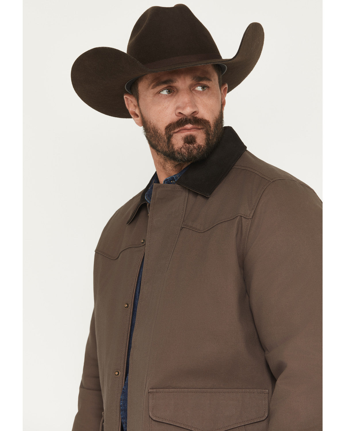 Men's Weston Canvas Long Rancher Jacket | Cody James Clothing|Sale