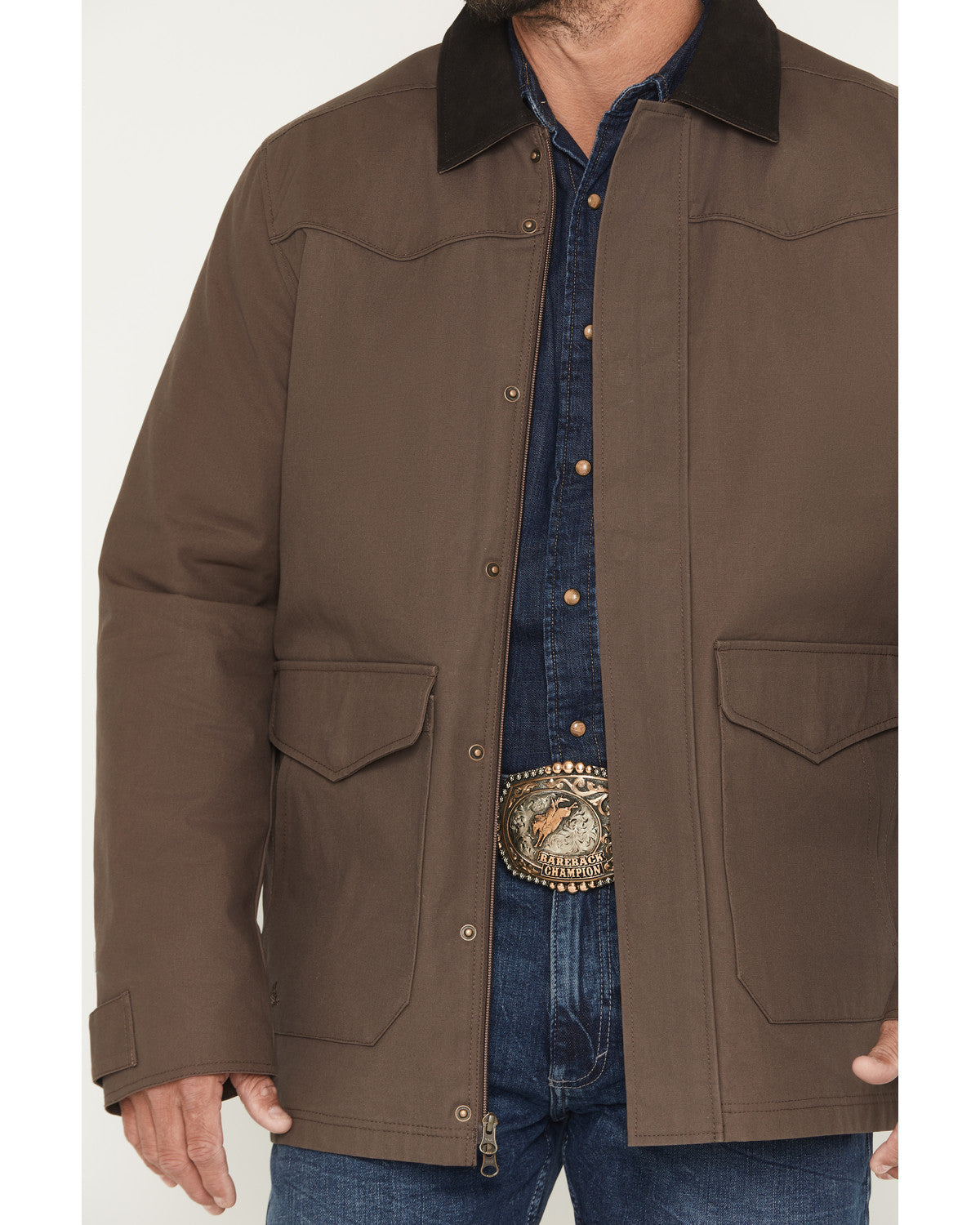 Men's Weston Canvas Long Rancher Jacket | Cody James Clothing|Sale