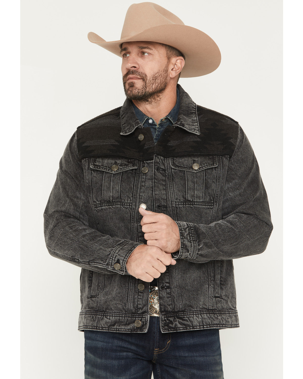 Men's Blanket Yoke Denim Jacket | Cody James Clothing|Sale