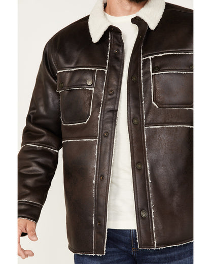 Men's Carmine Faux Shearling Shacket | Cody James Clothing|Accessories|Sale