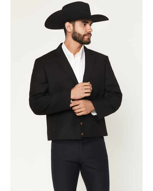 Black 1978® Men's Solid Snap Cropped Sportcoat | Cody James Clothing|Sale